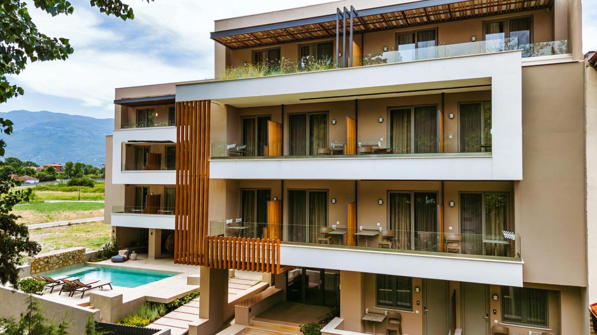 Funtuki Seaside Apartments Leptokaryá Buitenkant foto